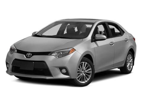 2014 Toyota Corolla.