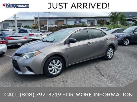 2014 Toyota Corolla.