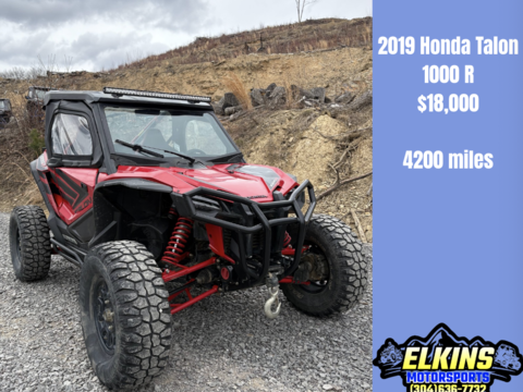 2019 Honda Talon 1000R.