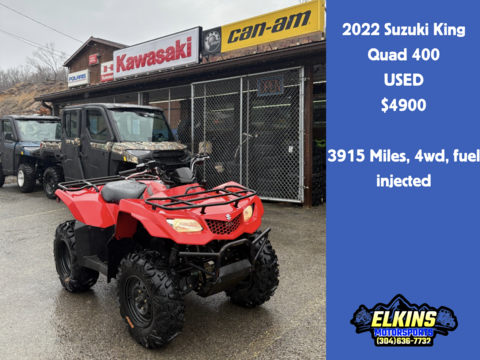 2022 Suzuki KingQuad 400 FSi.