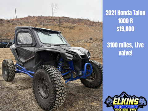 2021 Honda Talon 1000R.