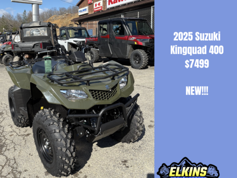 2025 Suzuki KingQuad 400 ASi.