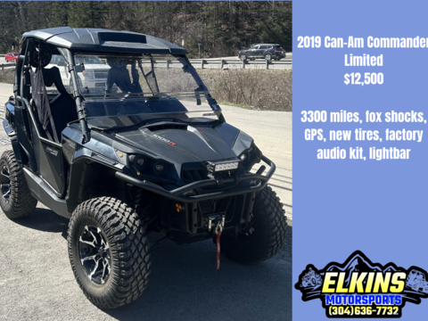2019 Can Am Commander Limited 1000R.