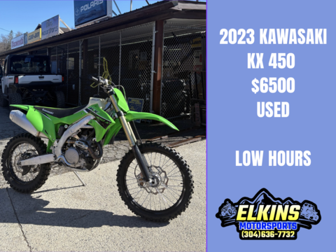 2023 Kawasaki KX 450X.