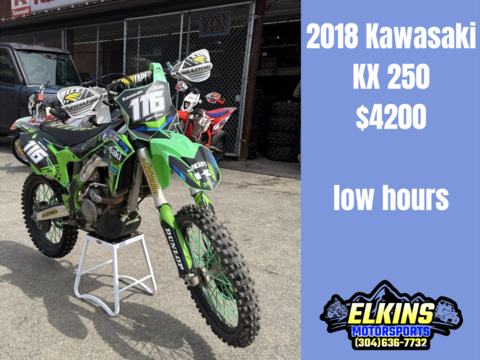 2018 Kawasaki KX 250F.
