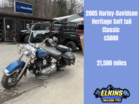 2005 Harley-Davidson Heritage Soft tail Classic.