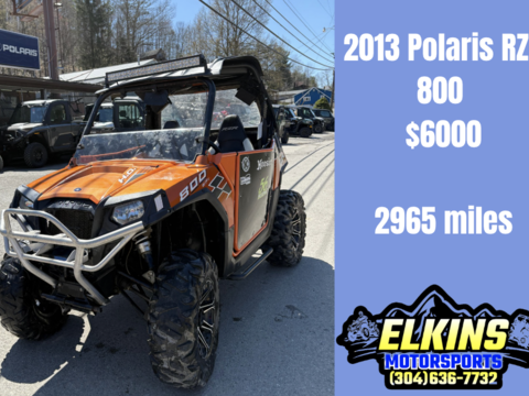 2013 Polaris RZR 800 Nuclear Sunset LE.