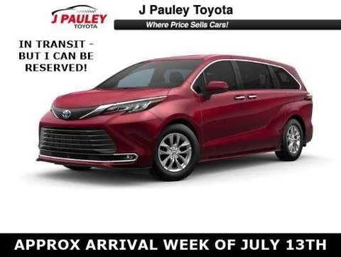 2025 Toyota Sienna.