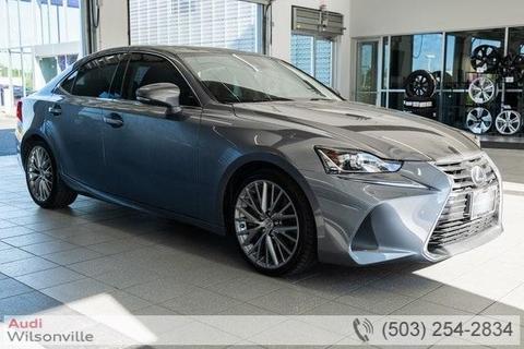 2018 Lexus IS.