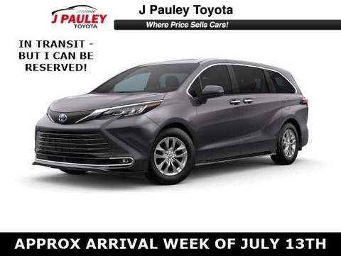2025 Toyota Sienna.