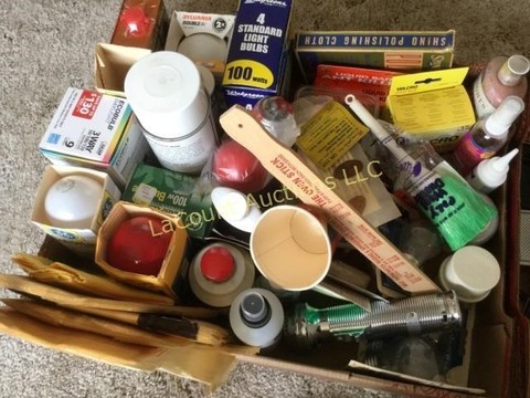 157 Miscellaneous assorted supplies.