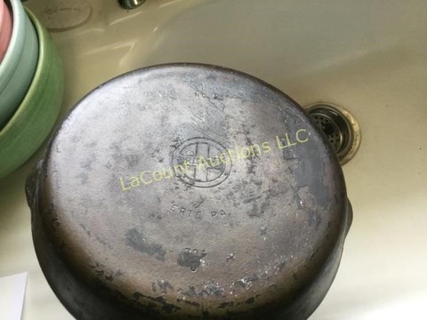 194 Miscellaneous Griswold cast frying pan.