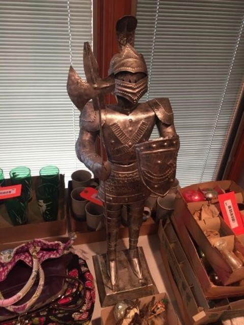 26 Miscellaneous Knight decorator 27 inches tall.
