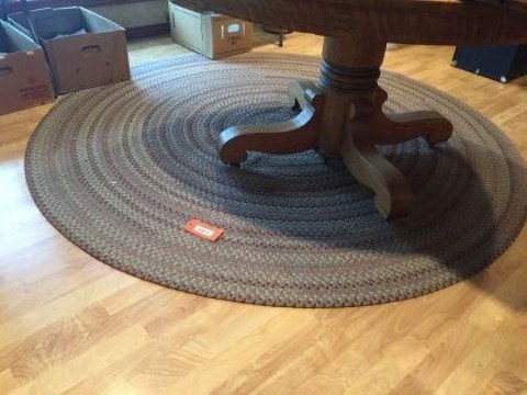 43 Miscellaneous Round rug 84 inch diameter.