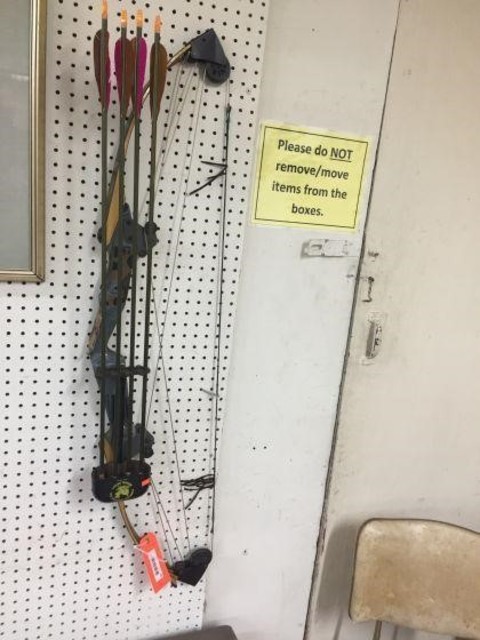 40 Miscellaneous Old compound bow.