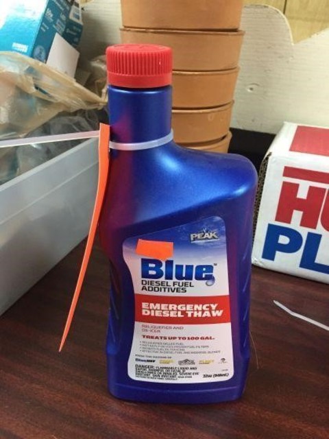 69 Miscellaneous 32 oz bottle of Blue emergency diesel thaw.