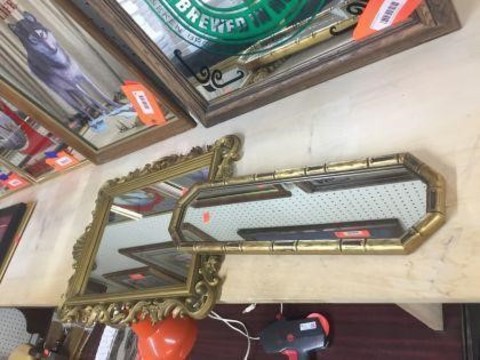 92 Miscellaneous 2 framed mirrors.