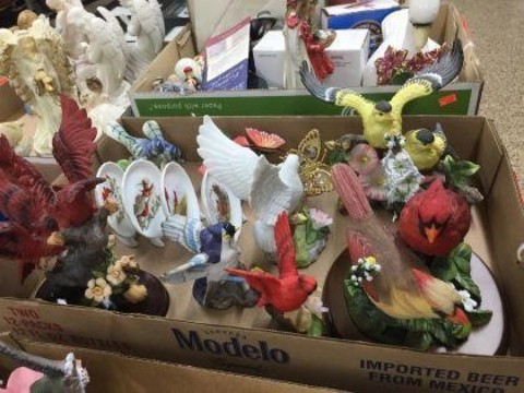 144 Miscellaneous Bird decorators & assorted.